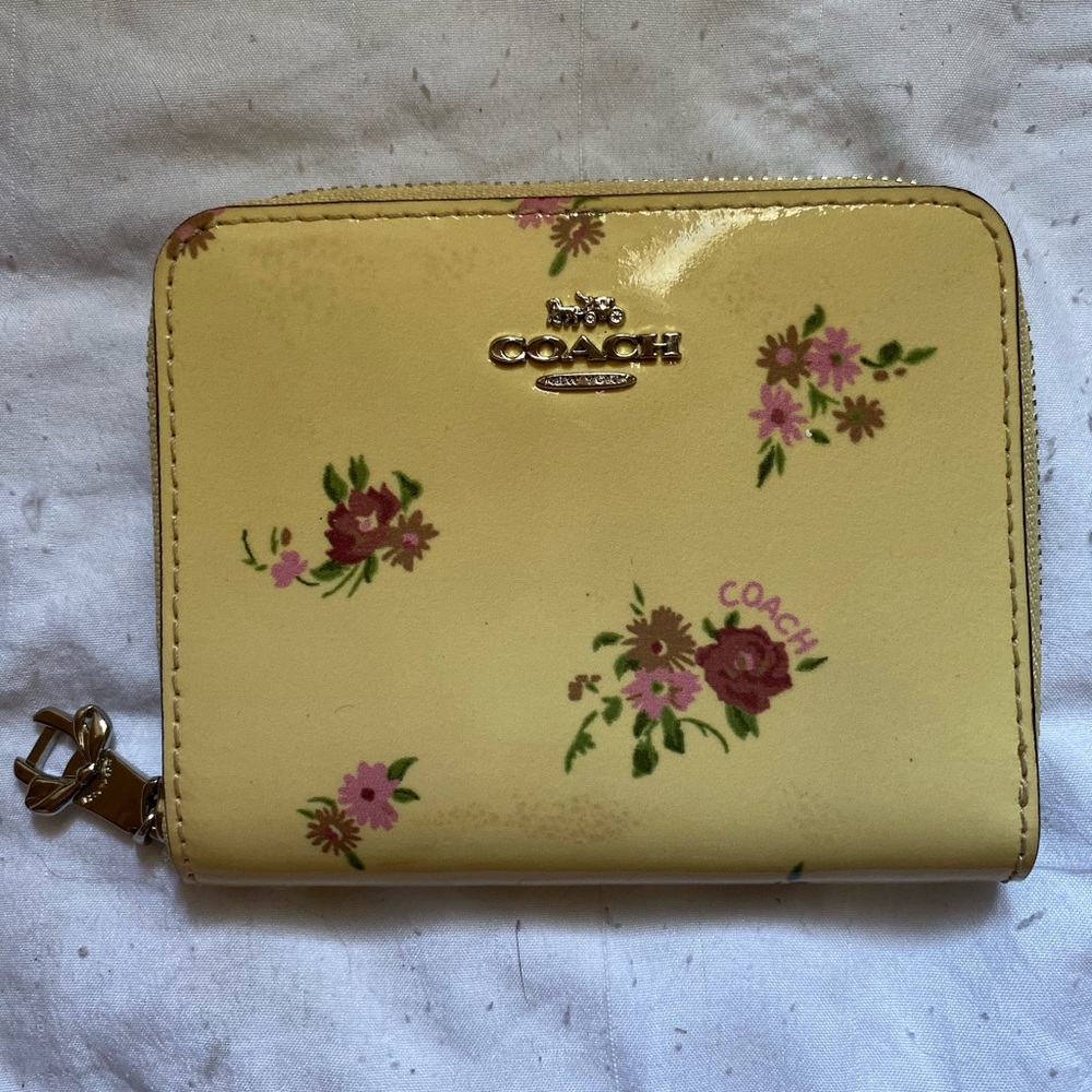 Floral Coach Wallet